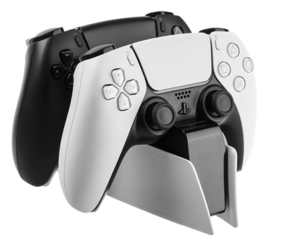 Dobíjecí stanice FIXED pro dva bezdrátové ovladače DualSense PlayStation 5 Dobíjecí stanice FIXED pro dva bezdrátové ovladače DualSense PlayStation 5
