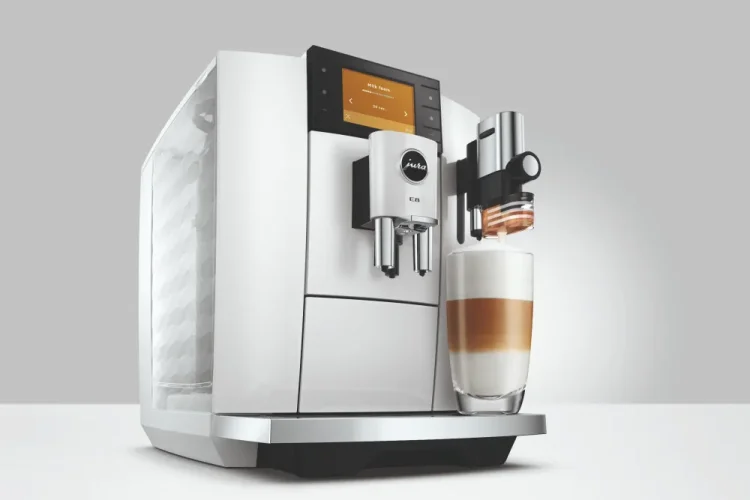 Kávovar Jura E8 Piano White (ED 2025)