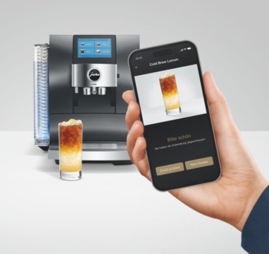 Kávovar Jura Z10 Aluminium Black (EB 2025) - dotykový displej