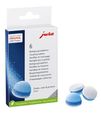 JURA čistící tablety třífázové (6ks)