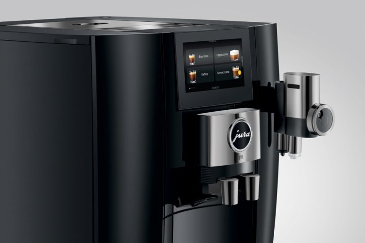 Kávovar Jura J10 Piano Black (EA 2024) - dotykový displej