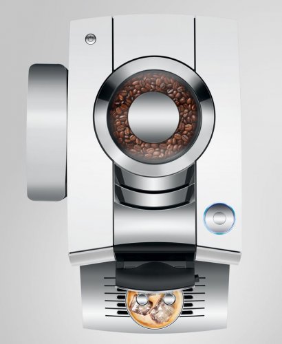 Kávovar Jura Z10 Aluminium White (EA) - dotykový displej