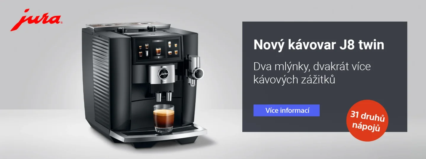 Nový kávovar Jura J8 twin