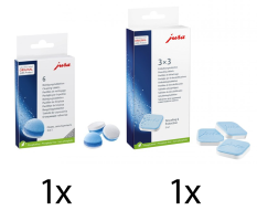 JURA čistící tablety třífázové (6ks) + JURA odvápňovací tablety (9ks)