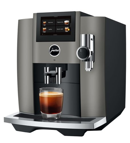Kávovar Jura S8 Dark Inox (EB 2023)  - dotykový displej