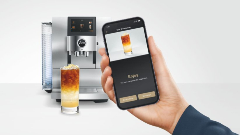 Kávovar Jura Z10 Aluminium White (EB 2025) - dotykový displej