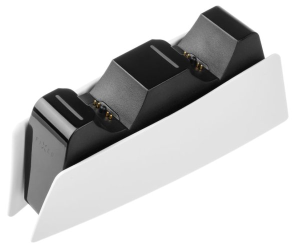 Dobíjecí stanice FIXED pro dva bezdrátové ovladače DualSense PlayStation 5 Dobíjecí stanice FIXED pro dva bezdrátové ovladače DualSense PlayStation 5