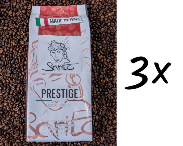 Zrnková káva Sarito Prestige 3X 1kg